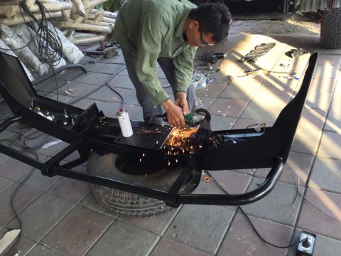 ติดกันชนหน้ารถ